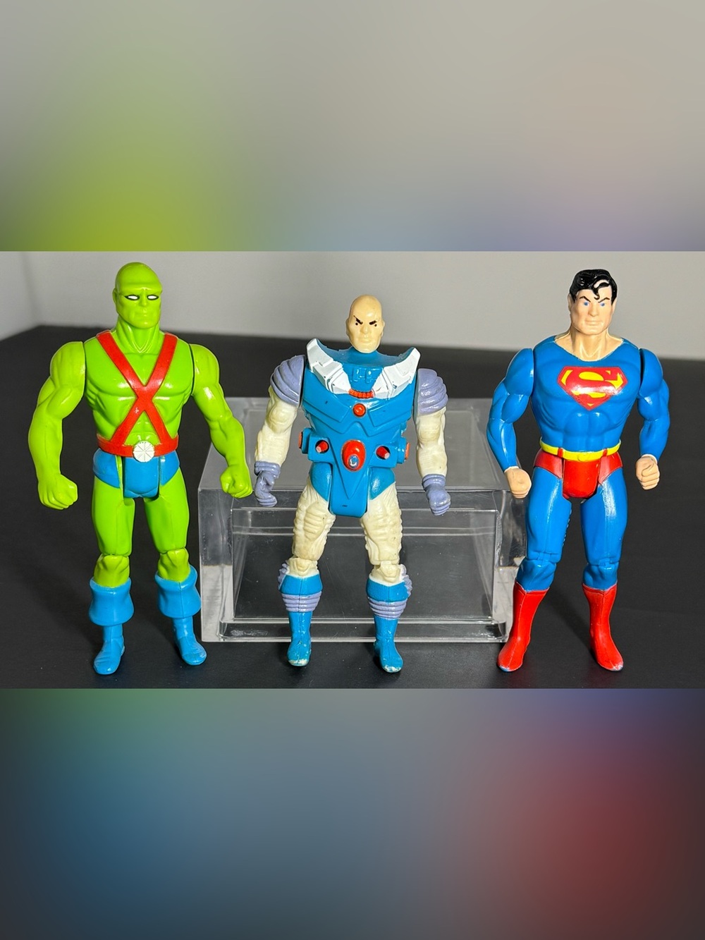 Vintage 80s DC Comics Action Figures Lot - Super Powers / Toy Biz (3 Figures)